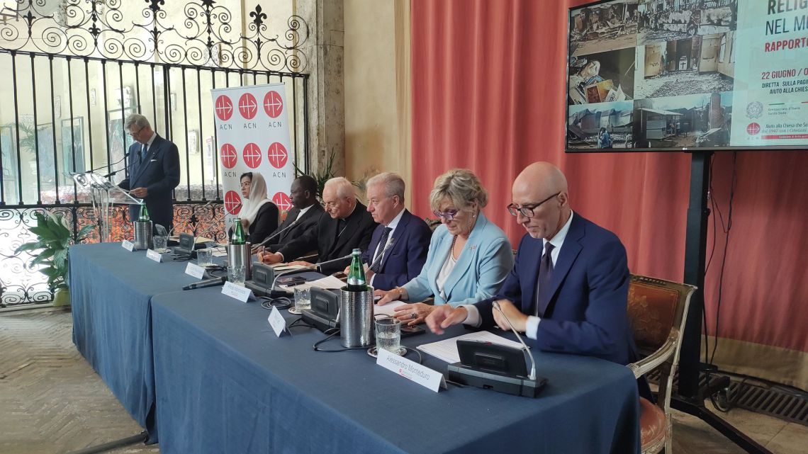 Presentazione del Rapporto 2023 sulla Libertà Religiosa nel mondo – relatori